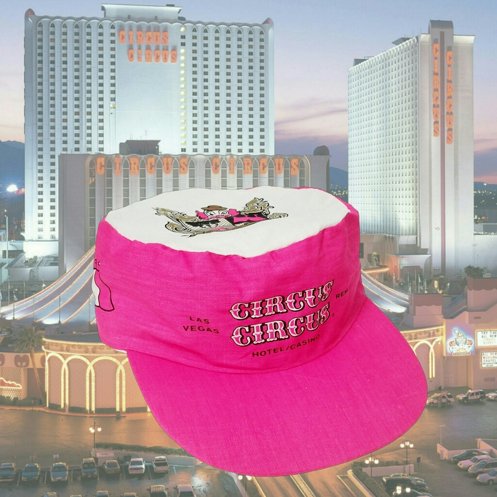 Vtg NOS Circus Circus Las Vegas Snapback Cap Hat
